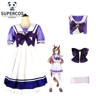 Women Anime Cosplay Costume School Dress Uniform Full Set Halloween Outfit  for Girls