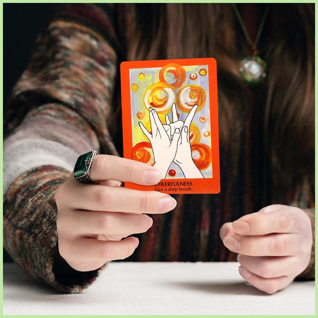 Tarot Deck Mudras for Body Mind and Spirit Fortune Telling Game Cards