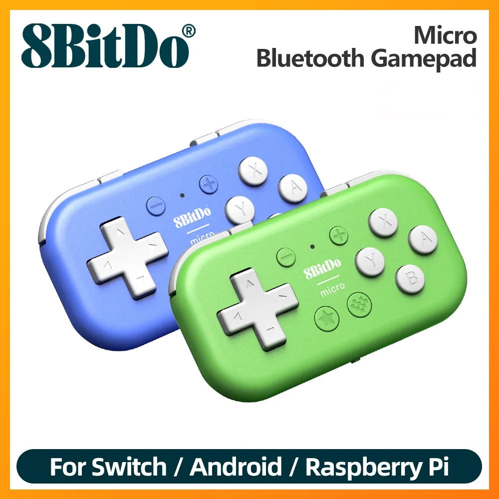 8Bitdo Micro Gamepad Bluetooth-compatible Pocket Controller Designed ...