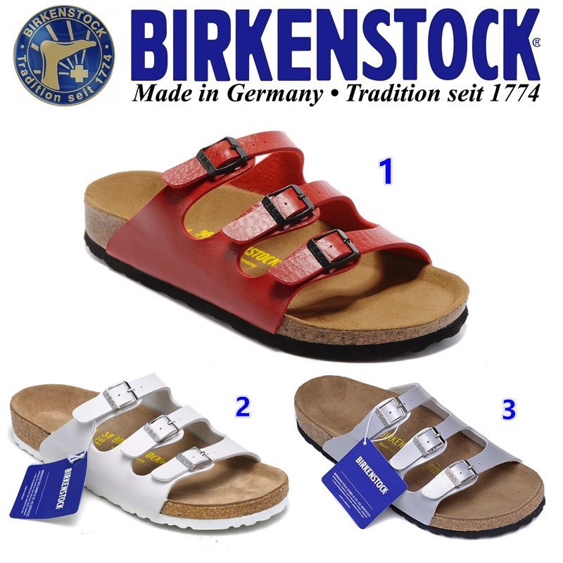 BIRKENSTOCK Boken men's and Women's Classic Cork slippers casual beach ...