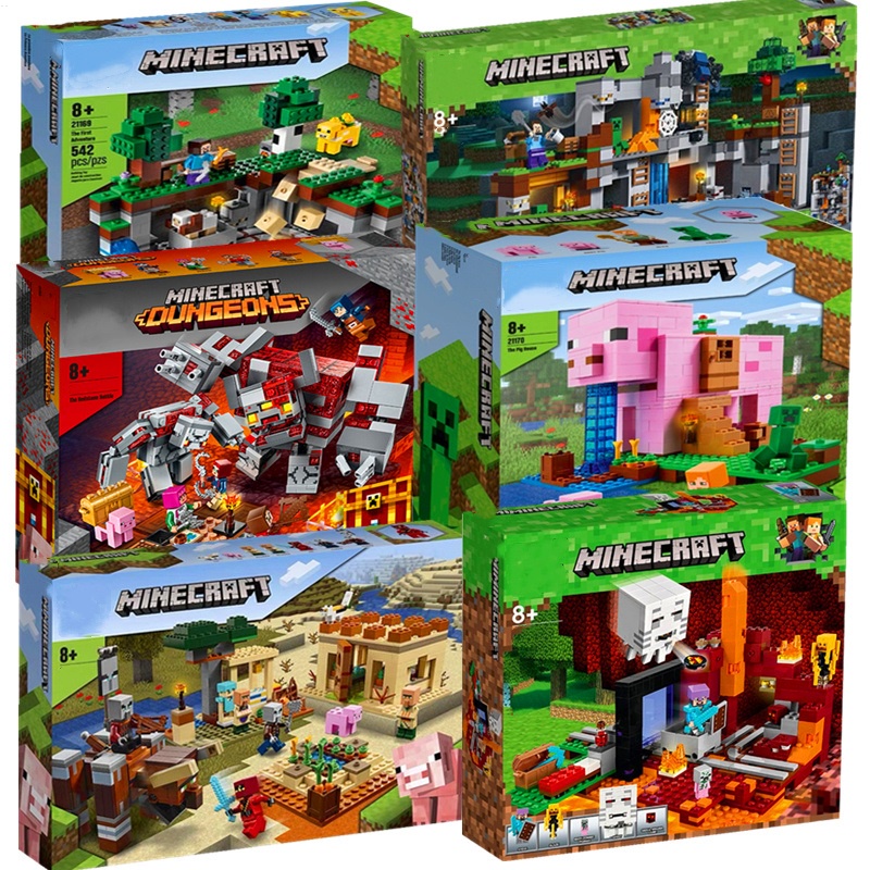 Lego best sale minecraft door