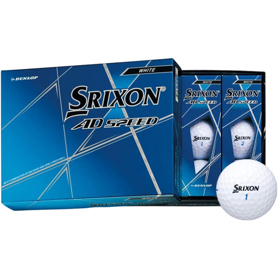 Dunlop (DUNLOP) Golf Ball Srixon AD Speed 2020 model 1 dozen (12 pieces