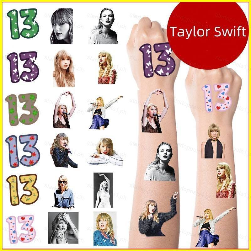 YYDS Taylor Swift The Eras Tour vocal concert tattoo 13 same style ...