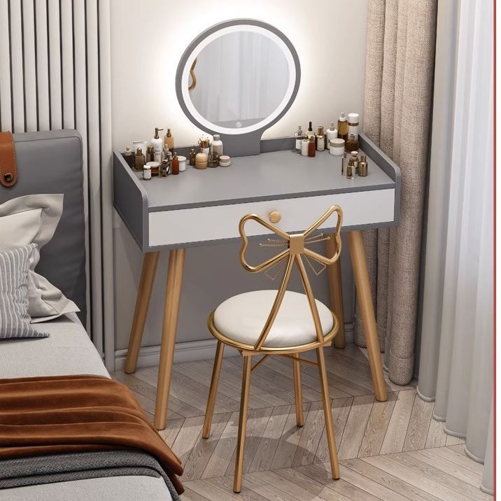 Dressing Table Bedroom Simple Makeup Table with Light Small Dresser