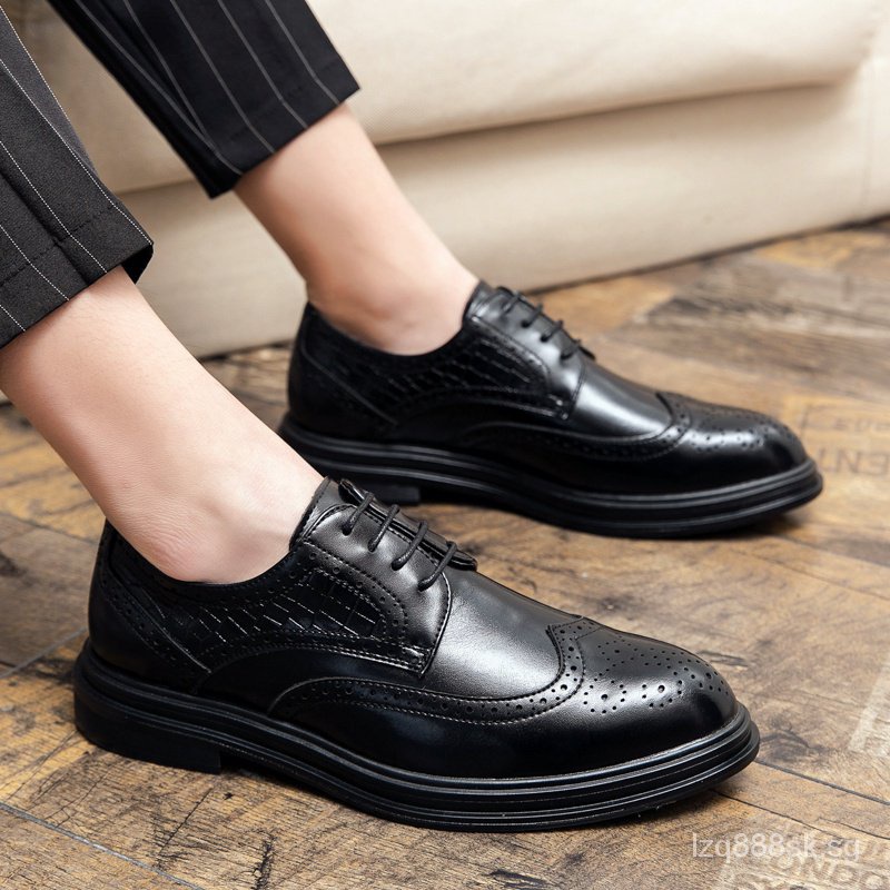 Mens hot sale brogues black