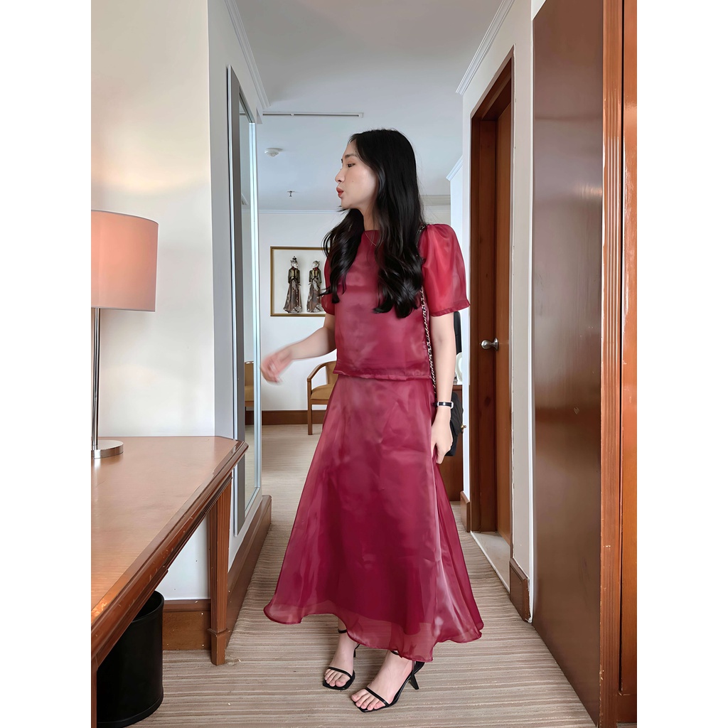 YE-RIN Boa Organza Set (2 Colors) | Shopee Singapore