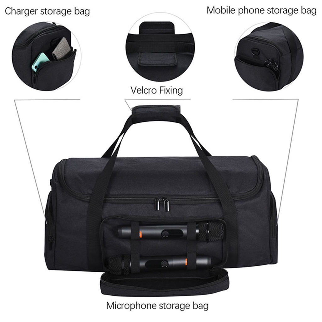 Carry Case Stroage Bag for JBL PartyBox OnTheGo Portable Karaoke