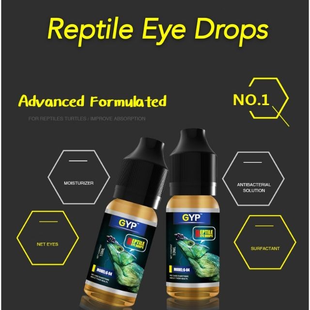 GYP Reptile Eye Drop turtle tortoise clean eye advance formulated eye ...