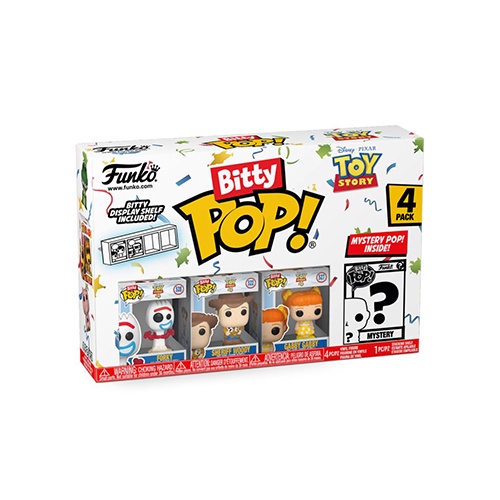 Funko Bitty Pop!: Toy Story Mini Collectible Toys 4-Pack - Forky, Woody, Gabby Gabby & Mystery Chase Figure (Styles May Vary