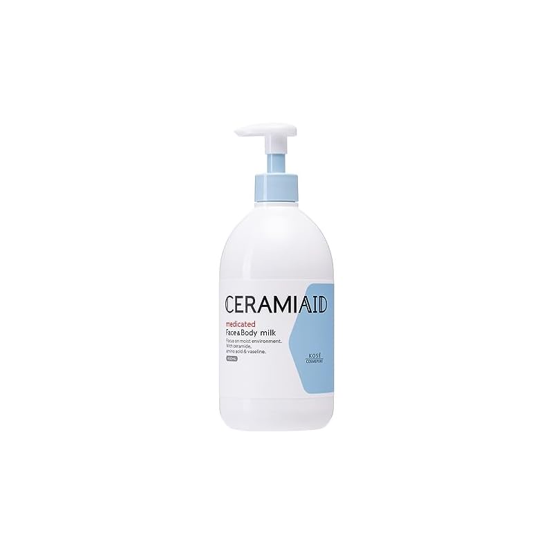 Direct from Japan]KOSE Cerami-Aid Medicated Skin Milk 450mL Large ...