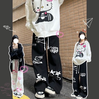 Fast Delivery Hello Kitty Pajama Pants, Wide Leg Pyjama, Pink Hello Kitty  Pyjama,anime Sleepwear, Kawaii Pyjama,y2k Wide Leg Sweatpants 