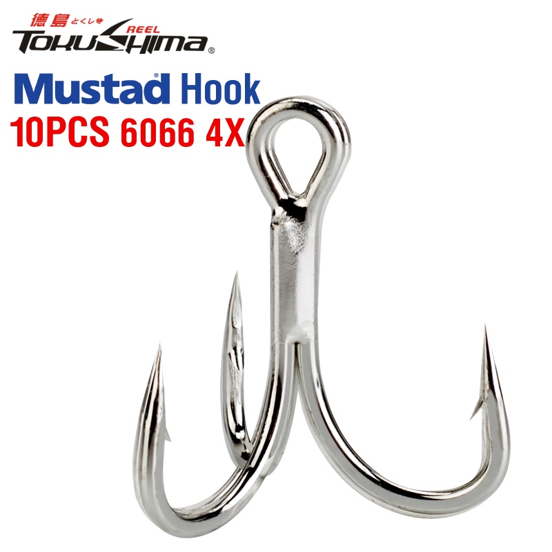 10PCS 1 2 4 Fish Hook High Carbon Steel Treble Hooks Fishing Tackle  Saltwater Round Bend Triple Hooks Fishing Accessories | Shopee Singapore
