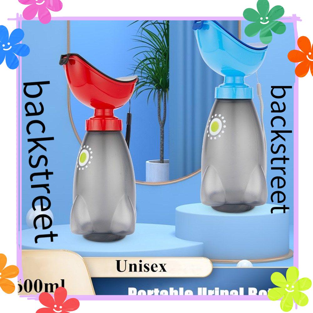 BACKSTREET 600ML Portable Urinal Bottle Adults Kids Urinal Pee Funnel
