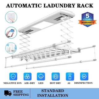 Drying Rack Electric Laundry, Ceiling Mounted Electric Lift