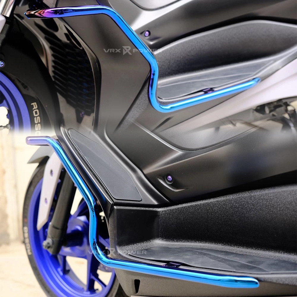 XMAX Motorcycle Crash Barrier Protector Tubular Side Body Engine Guard ...