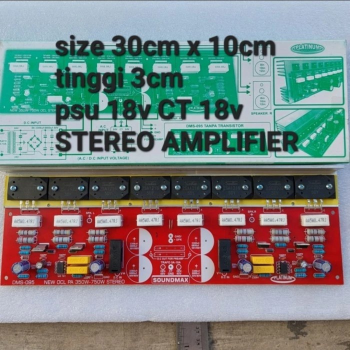 PART TOOL stereo amplifier driver module dms 095 dms095 8 tr sanken ...