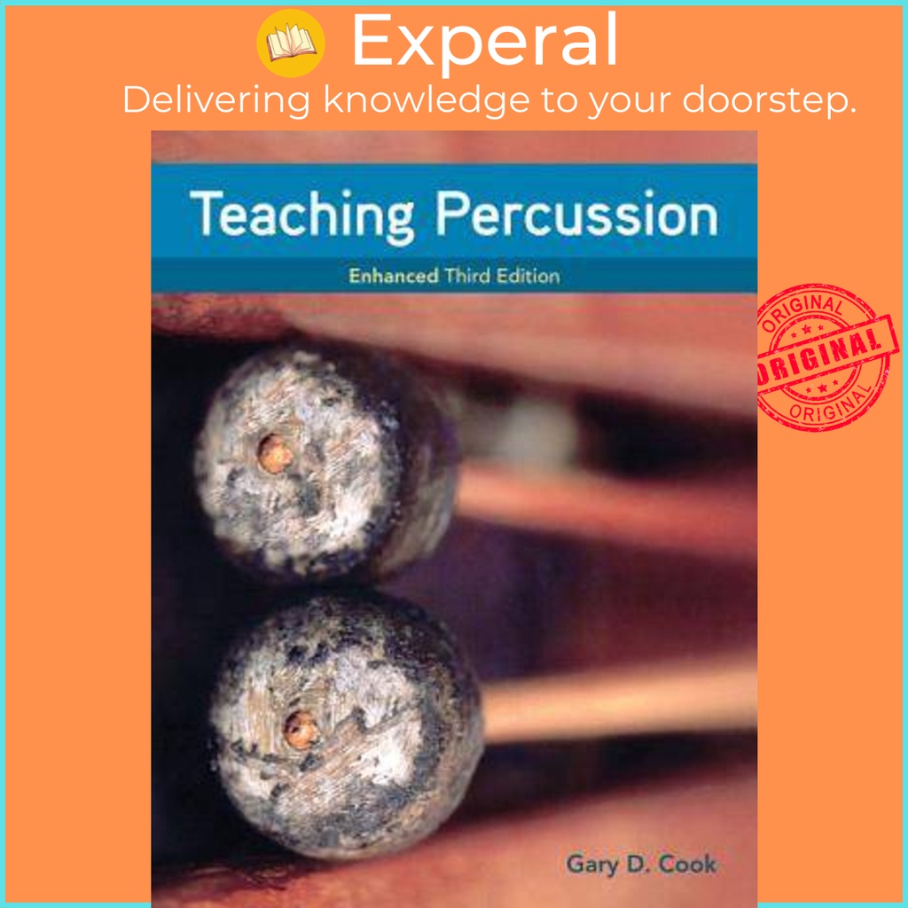 Teaching Percussion Enhanced Spiral Bound Version by Gary D Cook US edition paperback Shopee Singapore