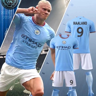 Manchester City Authentic Away Jersey 2023/24 with HAALAND 9 printing in  Gift Box