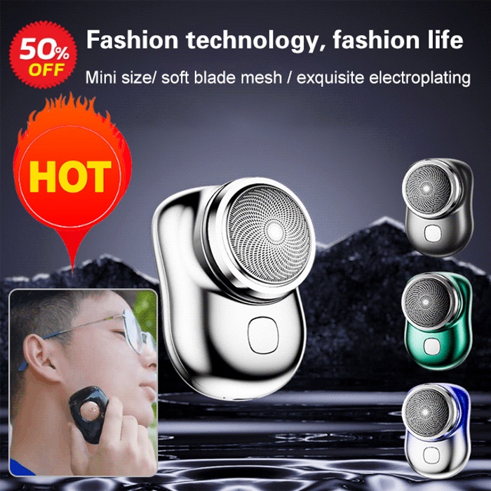 [ Ready Stock ]2023 High-tech MINI Electric Shaver/Waterproof Men's ...