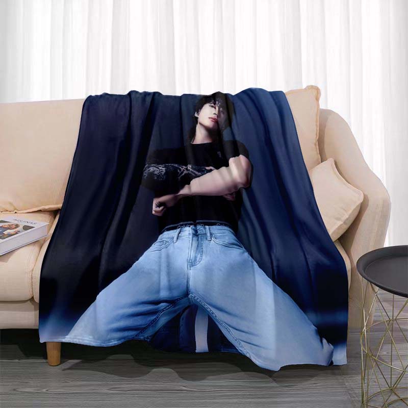 Jungkook BTS Blanket Calvin Klein Jungkook Blanket Custom Idol Photo Flannel Blanket Gift for Army and Fans Shopee Singapore