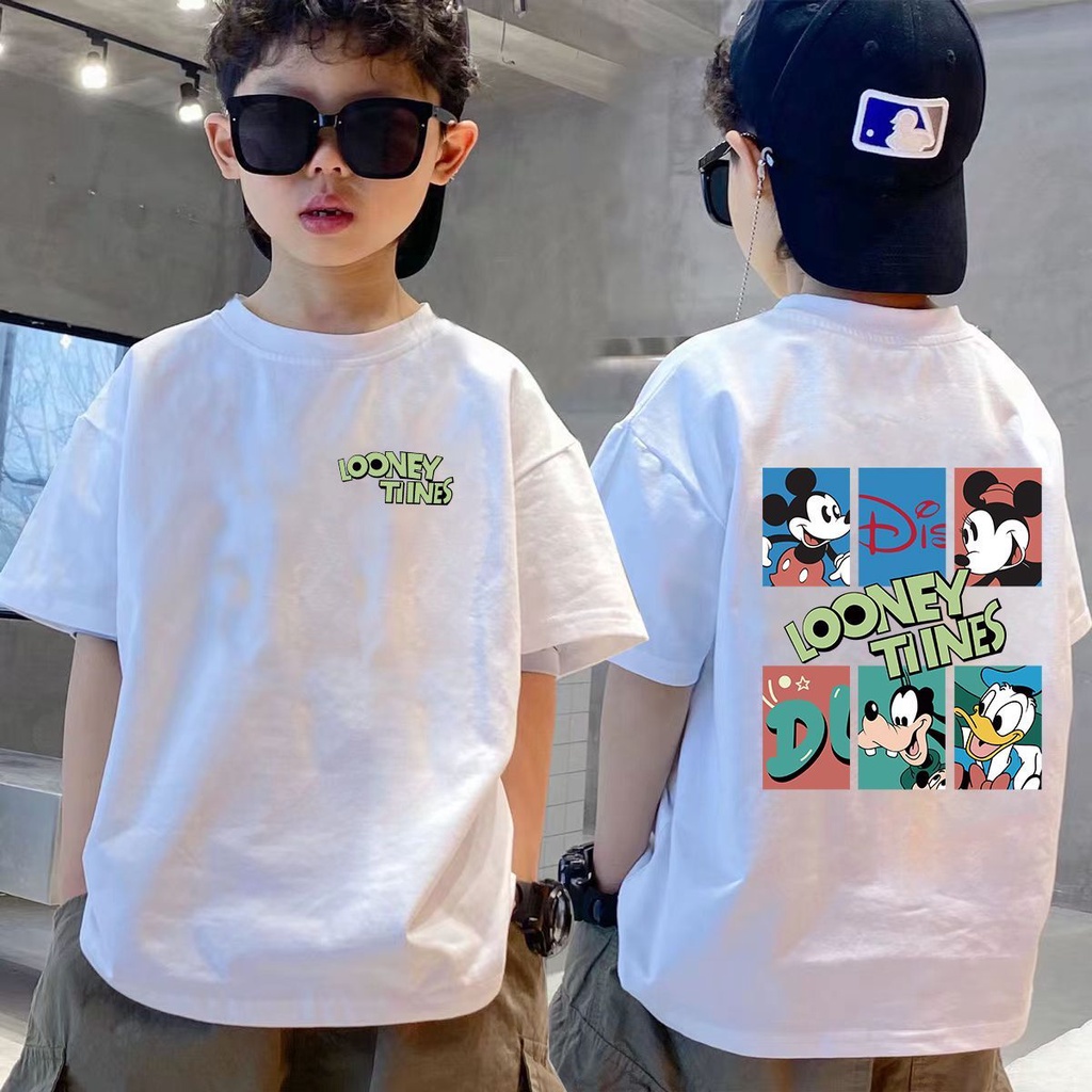 Children's short sleeve t-shirt pure cotton Summer Children