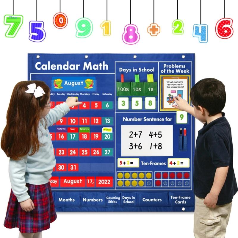 Chua Calendar Math Pocket Chart Math Counting Pocket Chart with 249