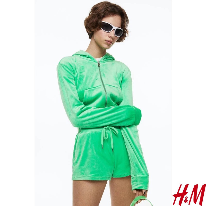velour tracksuit h&m
