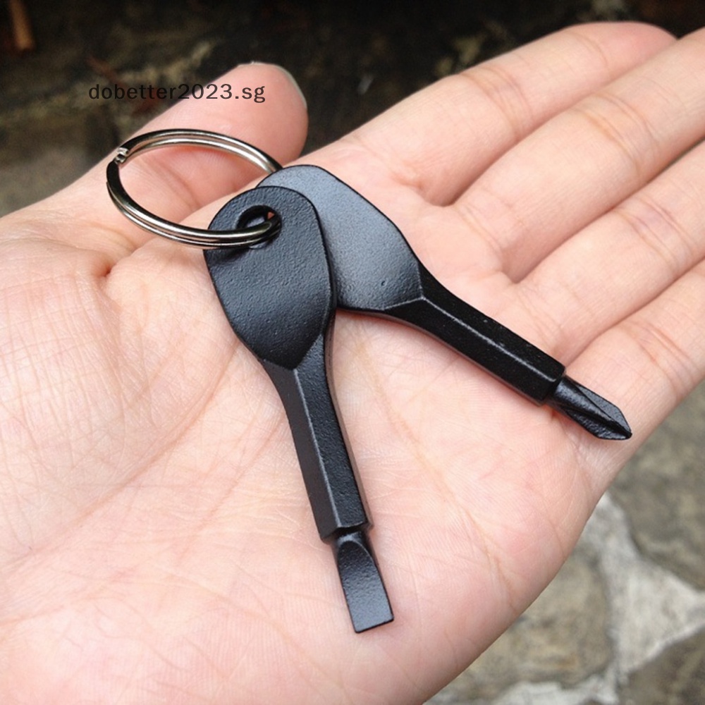 [DB] Portable Phillips Slotted Screwdriver Key Ring keyring Hike