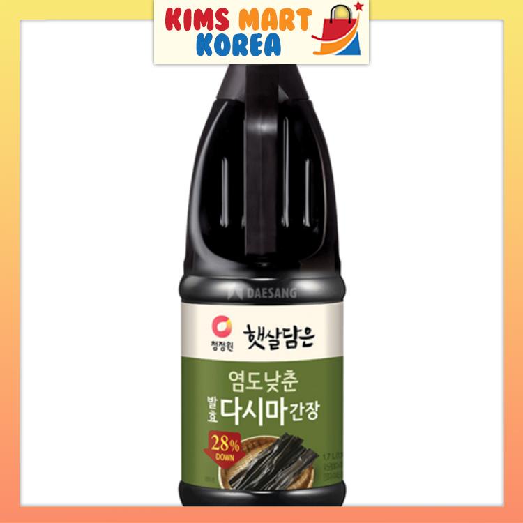 Chugnjugnone Brewed Kelp Soy Sauce Low Sodium Korean Food 1.7L Shopee