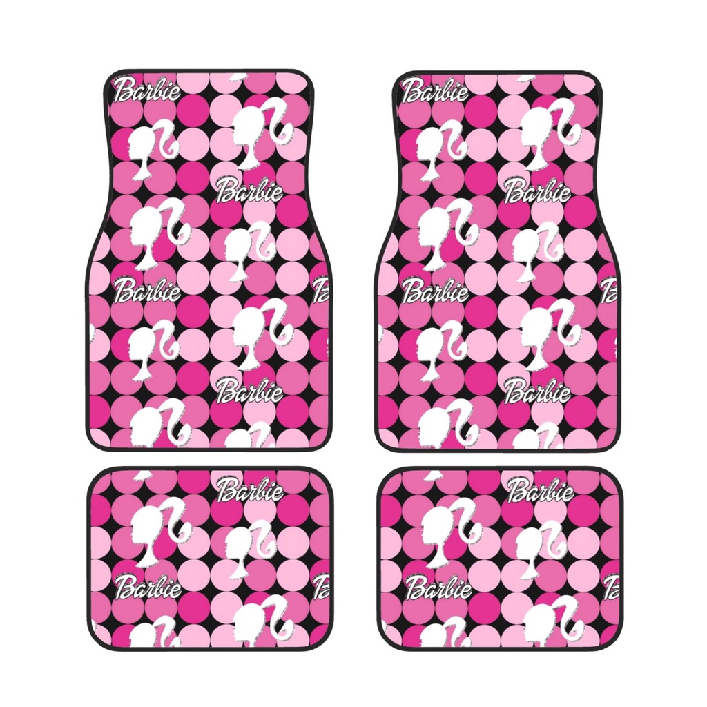 Barbie Car floor mats Car universal high end carpet floor mats Car floor mats 4 piece set Shopee Singapore