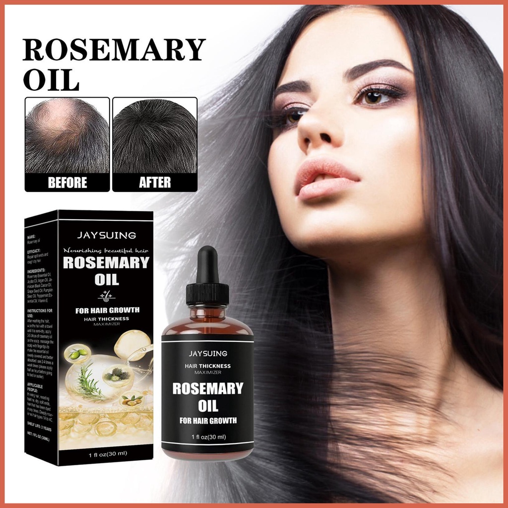 Rosemary Hair Oil 30ml Pure Rosemary with Dropper Refreshing Nourishing