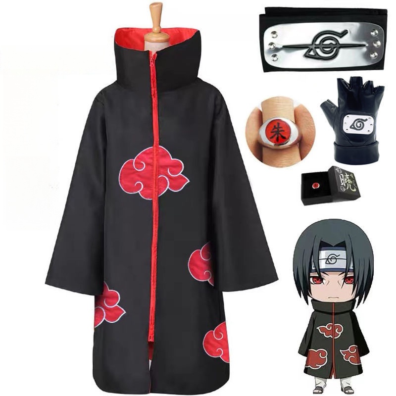 Naruto clothes Uchiha Itachi organization cape coat suit trench coat ...