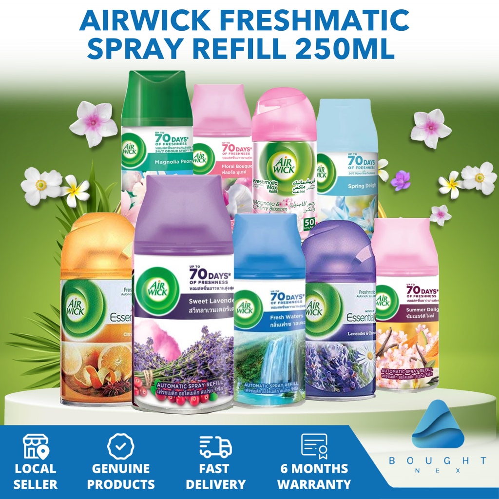 Airwick Freshmatic Spray Refill 250ml Longlasting, Automatic