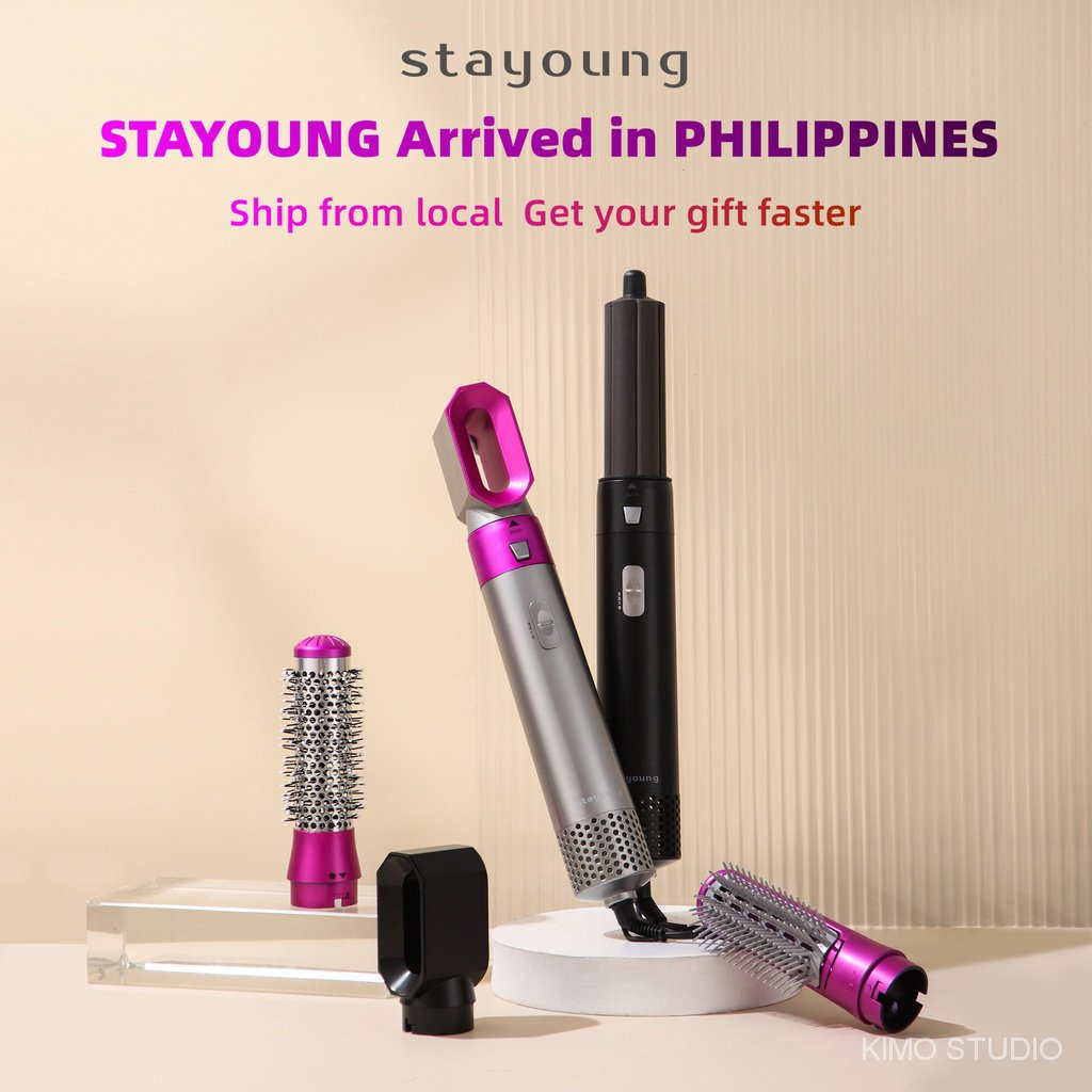 STAYOUNG 5 In 1 Hair STyler C1 Hair Curler Automatic Hair Straighteners ...