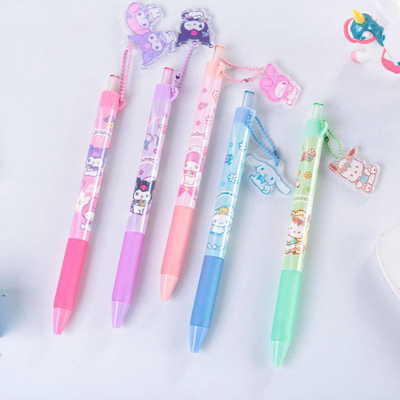 1Pcs Sanrio Cute Party Acrylic pendant Gel Pens 0.5mm Kawaii ...