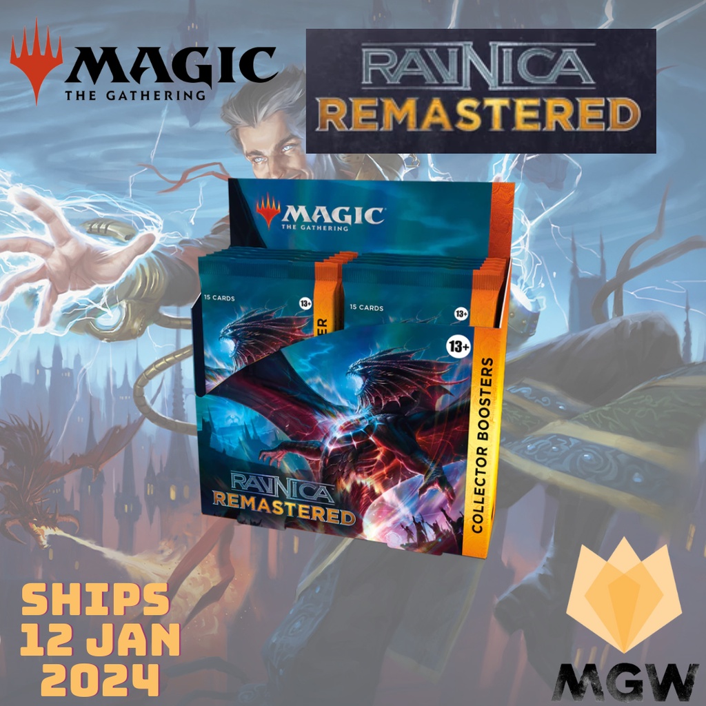 Magic The Gathering MTG Ravnica Remastered ENGLISH Collector Booster Box Factory Sealed