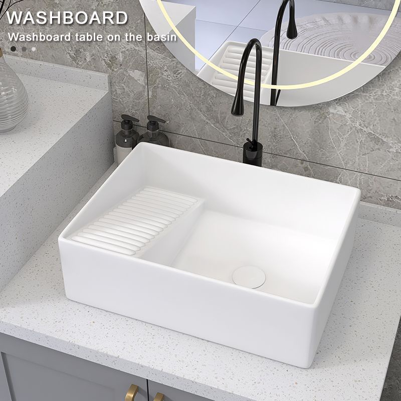 Washboard Wash Basin Washboard Table Basin Ceramic Basin Wash Basin