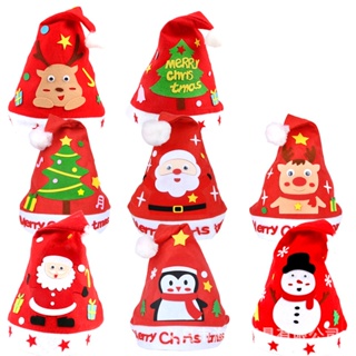 Christmas Craft Houses Kits 2 Unfinished Larger Houses Adults DIY Crafts  for Adults Wooden Craft 3D Cutting Puzzle Toy Colorful LED for Christmas  DIY