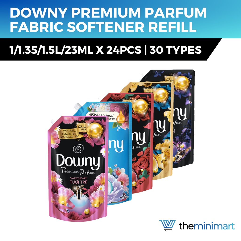 Downy Premium Parfum Fabric Softener Refill 470ml 1L 1.35L 1.5L ...