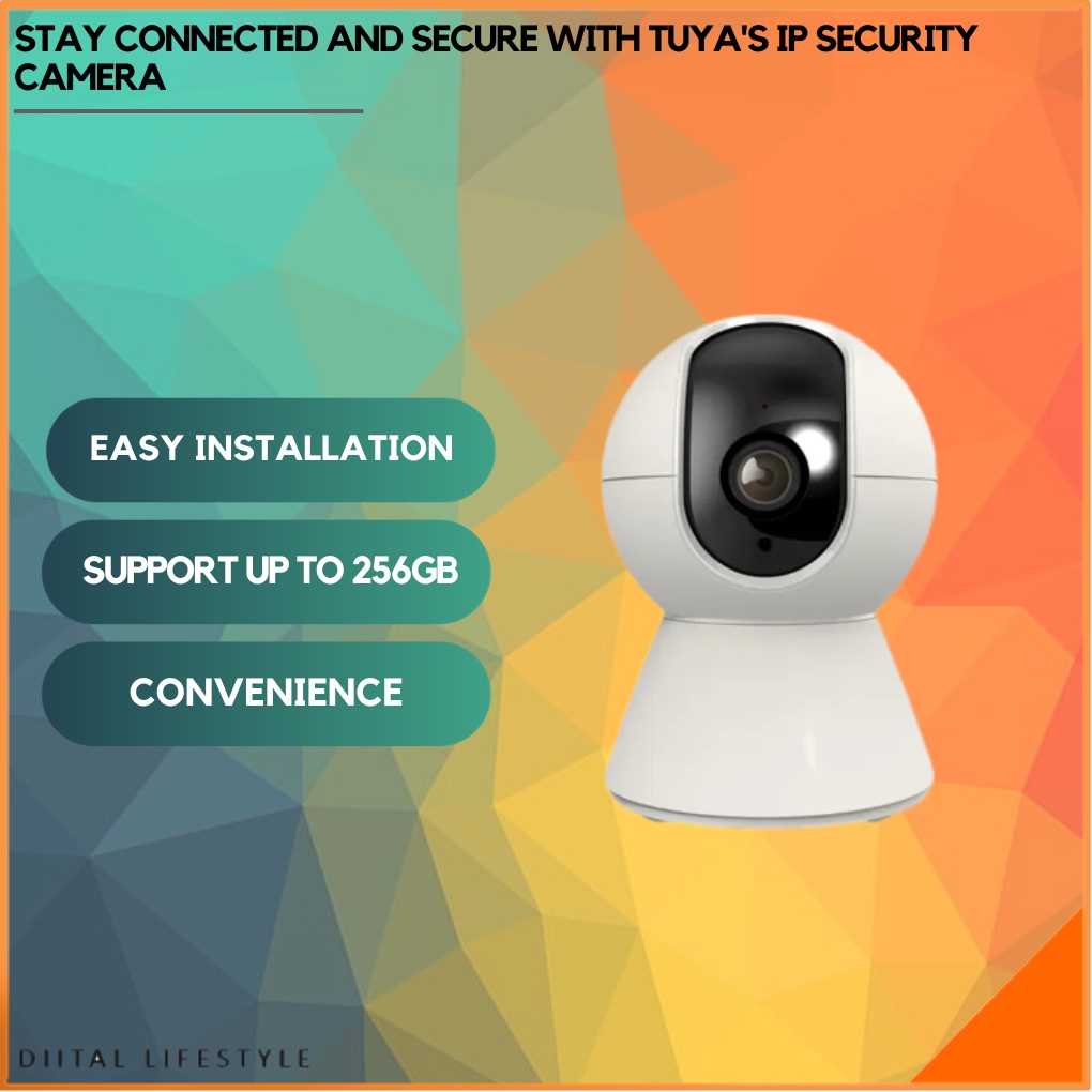 TUYA Smart WiFi ＆Indoor Camera IP Security Camera Night Vision Motion ...