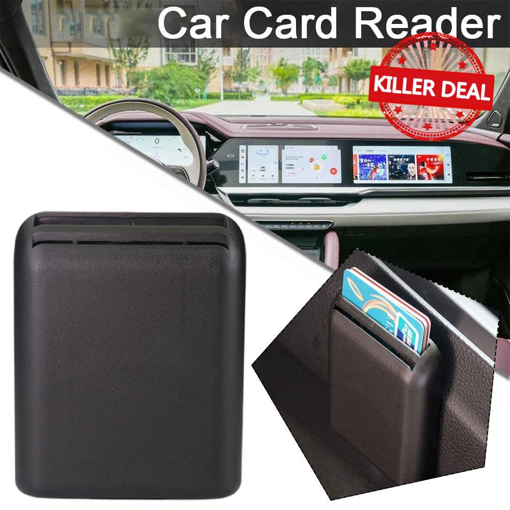 Car Card Reader Card Holder Storage Insertion Device Card Universal ...