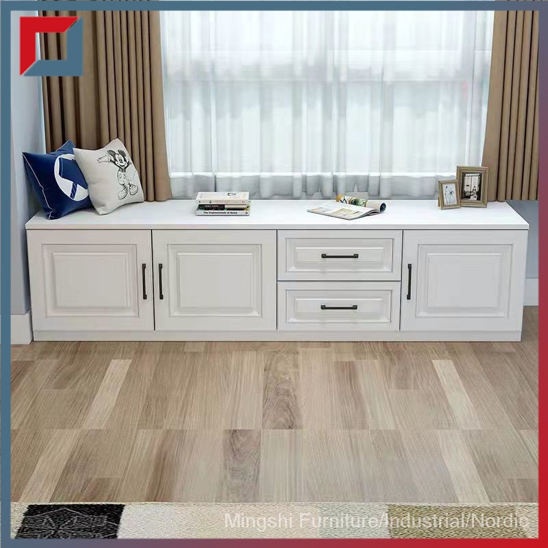 European style room bay window cabinet customized balcony cabinet front ...