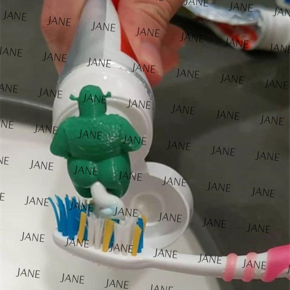 JANRY Toothpaste Squeezer, Gift Bathroom Supplies Shrek Pooping