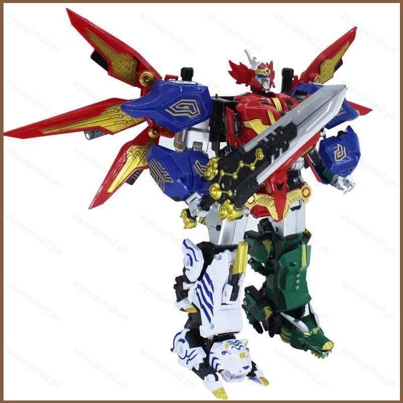 sy 5 In 1 Action Figure Dinozord Children Gifts Toys Assembly ...