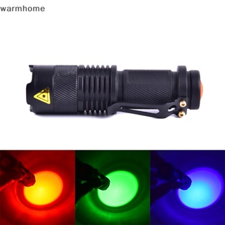 Alonefire X004 Multicolor Led Flashlight Rechargeable Waterproof