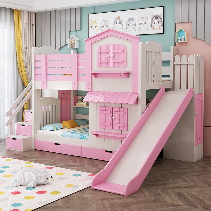 children bunk bed kids bed frame High And Low Beds Bunk Bed For Kids ...