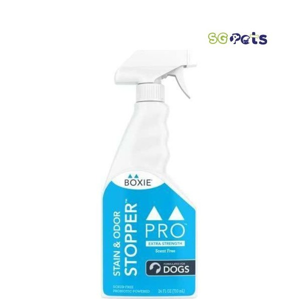 Boxie Pro Stain & Odor Stopper Extra Strength Scent-Free for Dogs 24oz ...