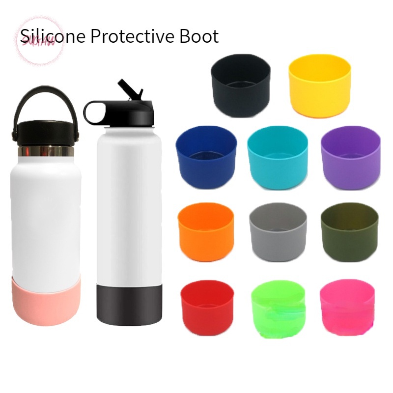 DBIW Boot for Hydro Flask 12-40 oz Water Bottle/Stanley Tumbler, Bottom Boots for Hydroflask Sports Water Bottles, Silicone Bottom Cover Sleeve
