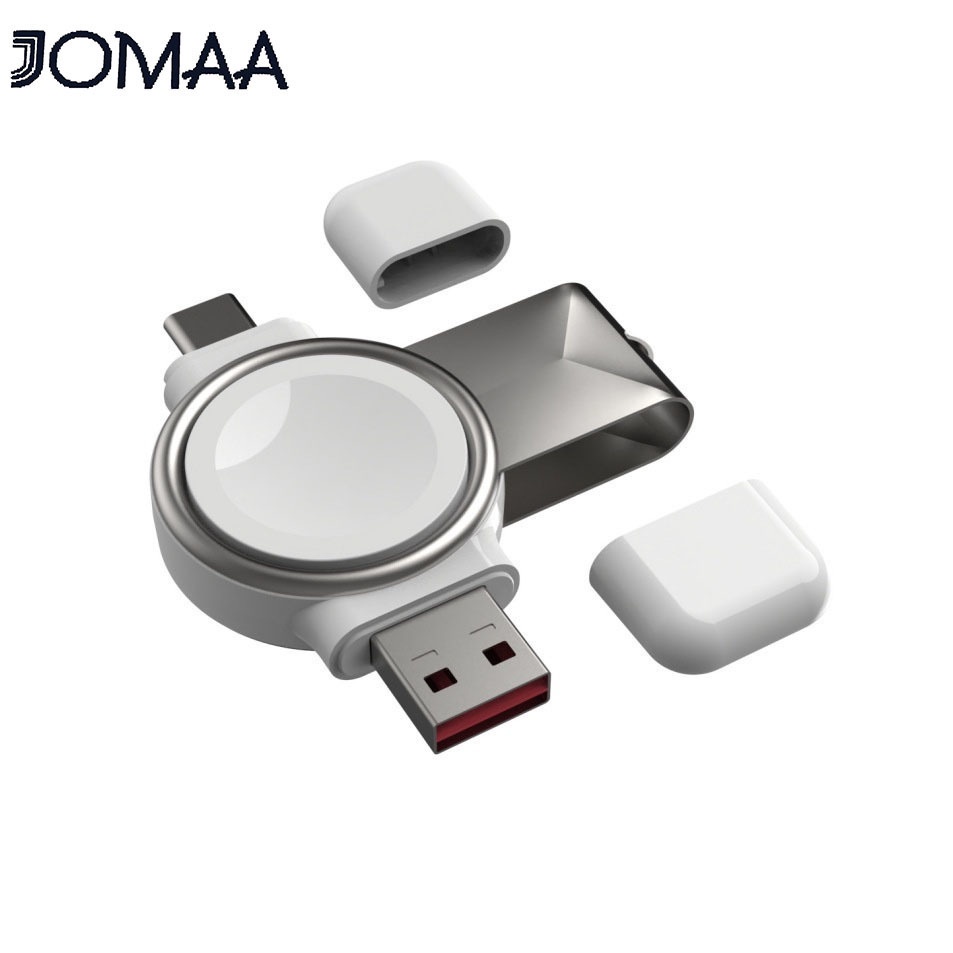 Jomaa Portable Watch Wireless Charging Usb-a Tpec-c Dual Interface For ...