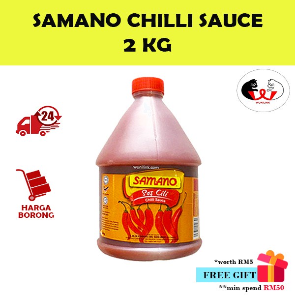SAMANO Sos Cili (2KG)/ SAMANO Chilli Sauce (2KG) | Shopee Singapore